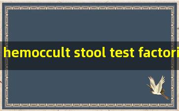 hemoccult stool test factories